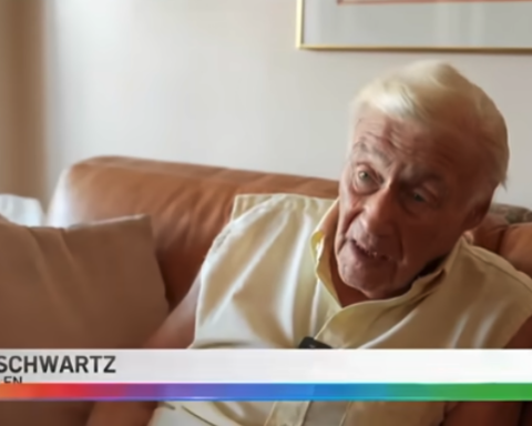 Elderly man Larry Schwartz